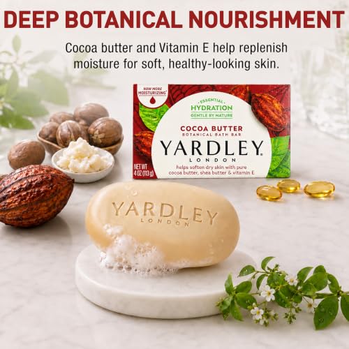 London Scented Bar Soap Variety Pack - 10 Bars Bath Soap Gift Set for Women & Men: English