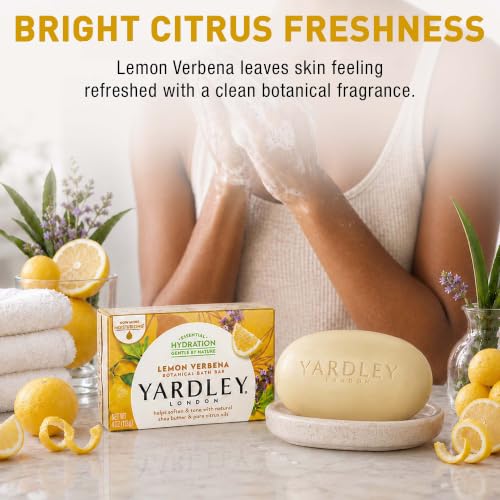 London Scented Bar Soap Variety Pack - 10 Bars Bath Soap Gift Set for Women & Men: English