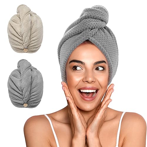 2-Pack Quick Dry Turban