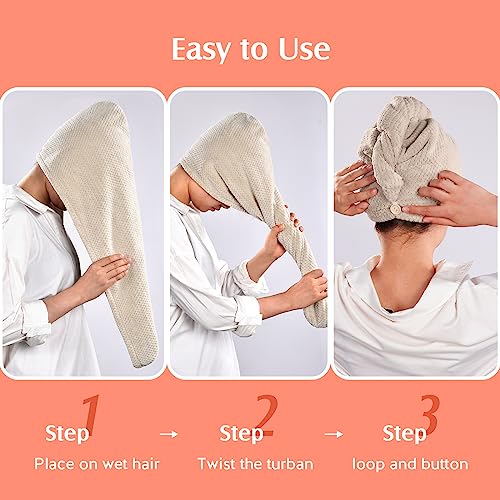 2-Pack Quick Dry Turban