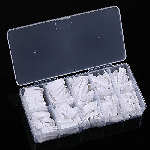 French False Nail Tips French Nail Art Tips 500pcs White French