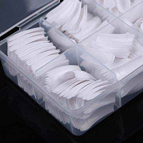 French False Nail Tips French Nail Art Tips 500pcs White French