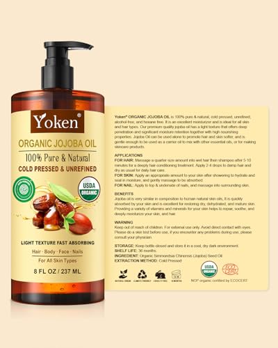 Organic Jojoba Oil (8 oz)