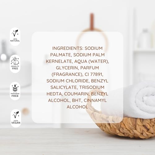 Coconut Bar Soap (90 g, Pack of 4) - 95% Natural, Vegan-Friendly Moisturizing Soap for Silky Smooth Skin