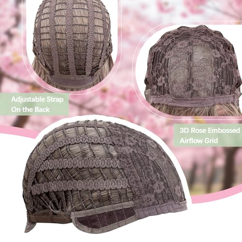 Long Pink Cosplay Wig