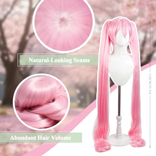 Long Pink Cosplay Wig