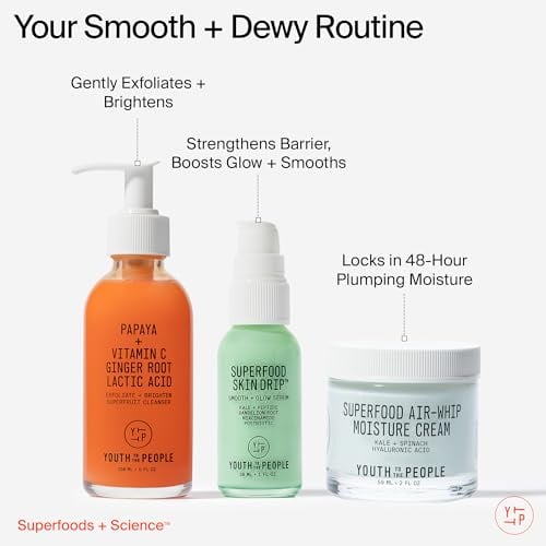 Smooth + Dewy Skin Essentials - Superfruit Papaya + Vitamin C Gentle Exfoliating Cleanser