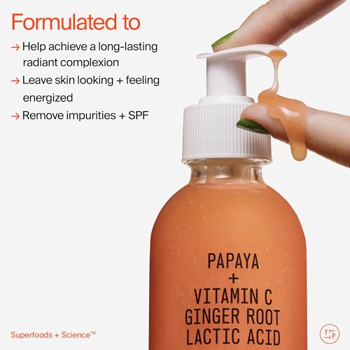 Smooth + Dewy Skin Essentials - Superfruit Papaya + Vitamin C Gentle Exfoliating Cleanser 