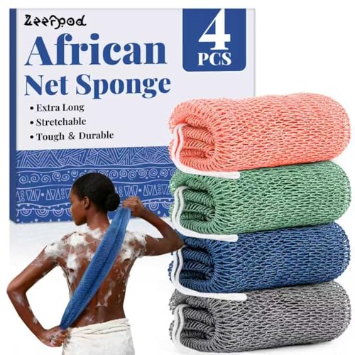 African Net Sponge 4 Pack