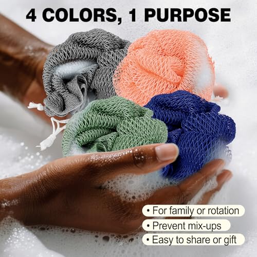 African Net Sponge 4 Pack