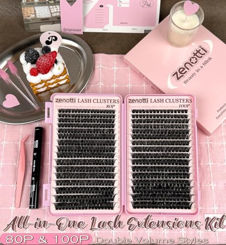 Lash Clusters Kit Fluffy 80D 100D Eyelash Clusters K