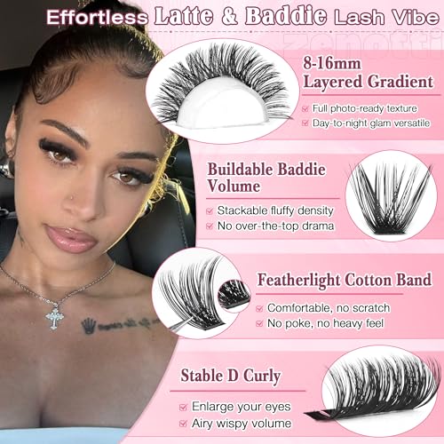 Lash Clusters Kit Fluffy 80D 100D Eyelash Clusters K
