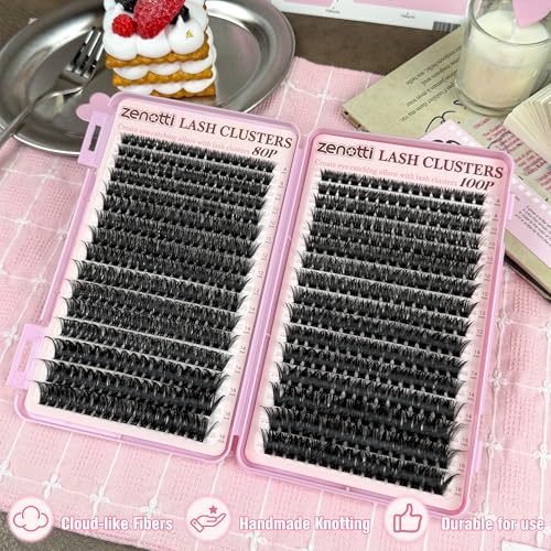 Lash Clusters Kit Fluffy 80D 100D Eyelash Clusters K