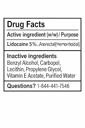 Numbing Cream 5% Lidocaine - Maximum Strength Topical Anesthetic with Vitamin E