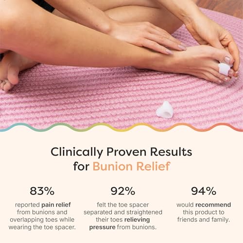 Gel Toe Spacers for Bunions & Overlapping Toes
