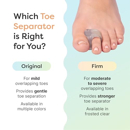 Gel Toe Spacers for Bunions & Overlapping Toes