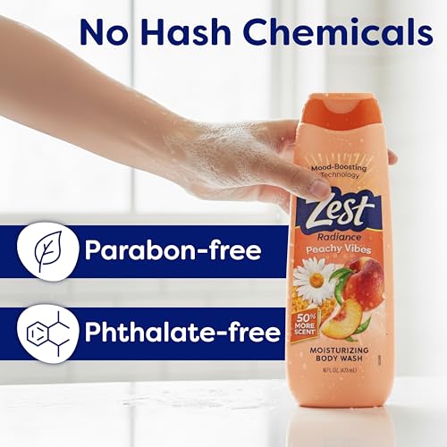 Radiance Moisturizing Body Wash - Peachy Vibes by Zest for Unisex -