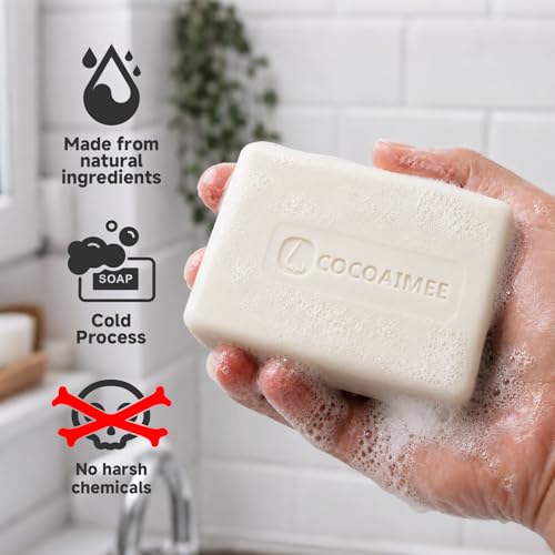 Floral Cold Process Soap Bars with Natural Oil 3 Bars