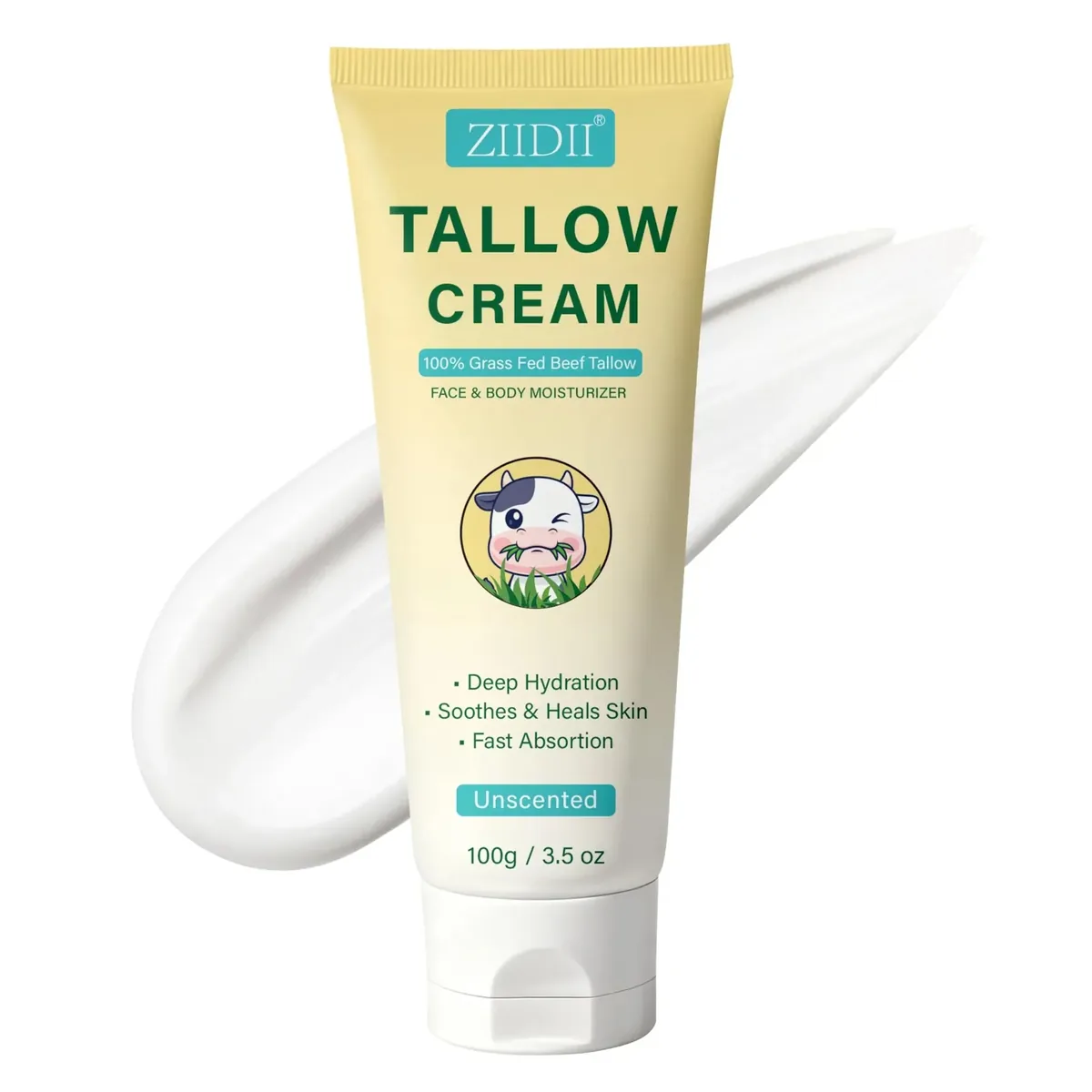 Whipped Grass Fed Beef Tallow Face Moisturizer